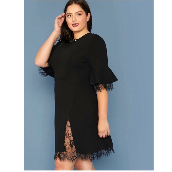 Lace Trim Dress - Picture 3 of 5